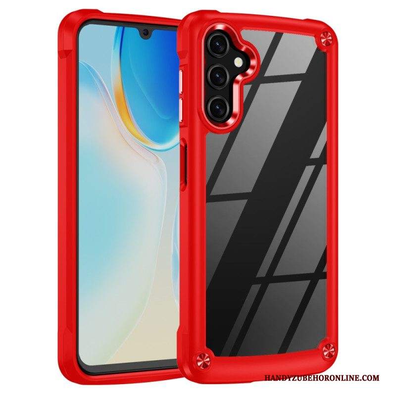 Cover Samsung Galaxy A14 / A14 5G Ibrido Con Lega Di Alluminio