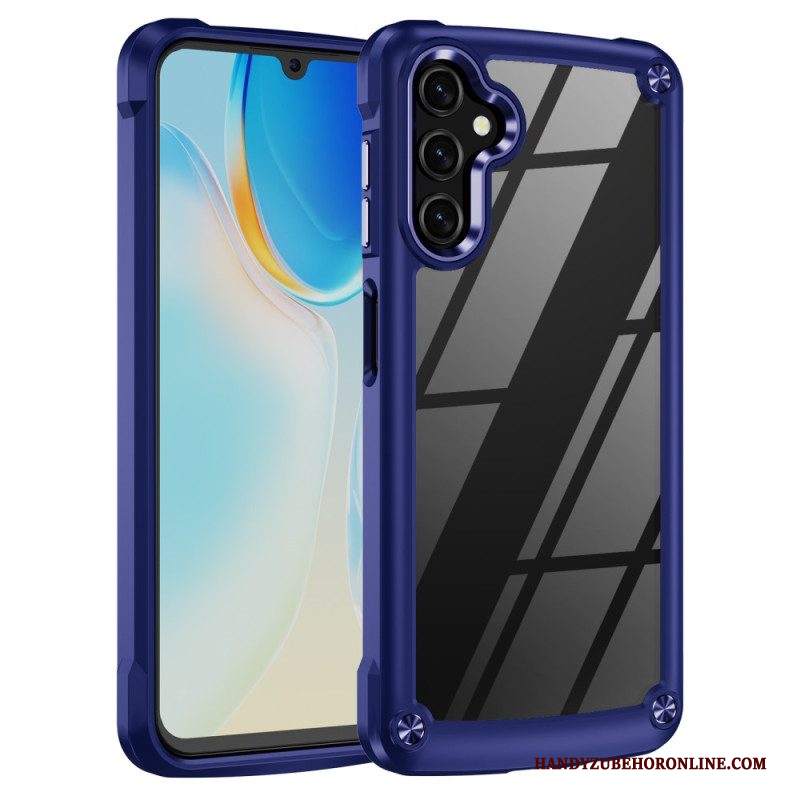 Cover Samsung Galaxy A14 / A14 5G Ibrido Con Lega Di Alluminio