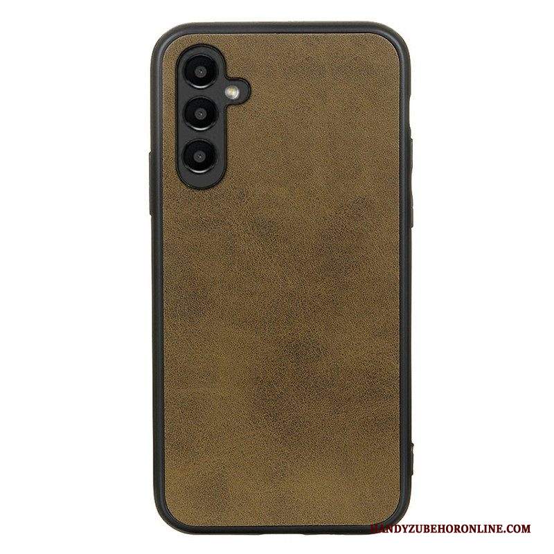 Cover Samsung Galaxy A14 / A14 5G Look Raffinato Effetto Pelle