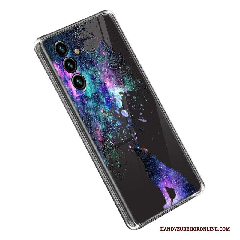 Cover Samsung Galaxy A14 / A14 5G Lupo Selvaggio Senza Soluzione Di Continuità