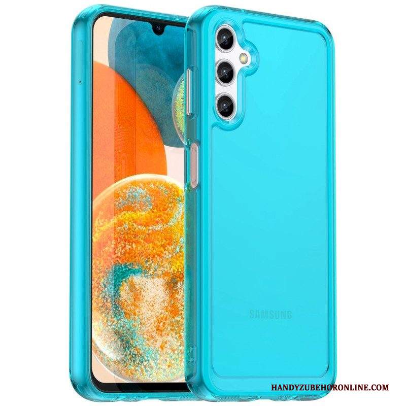 Cover Samsung Galaxy A14 / A14 5G Serie Di Caramelle Trasparenti