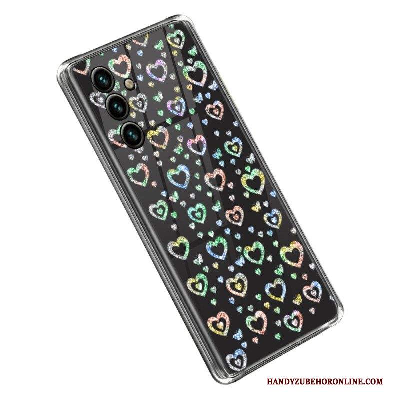 Cover Samsung Galaxy A14 / A14 5G Stelle / Cuori