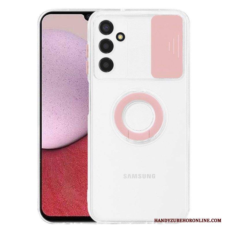 Cover Samsung Galaxy A14 / A14 5G Trasparente Con Anello-supporto