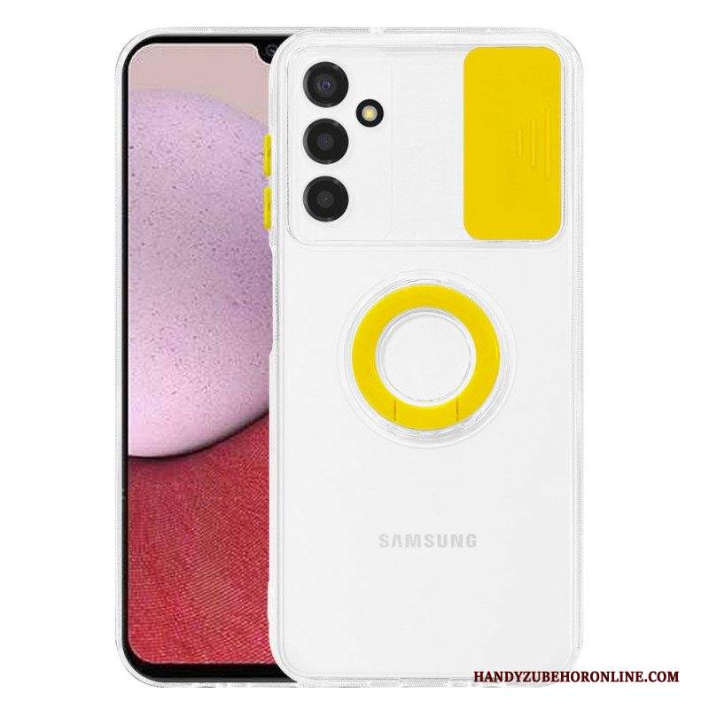 Cover Samsung Galaxy A14 / A14 5G Trasparente Con Anello-supporto