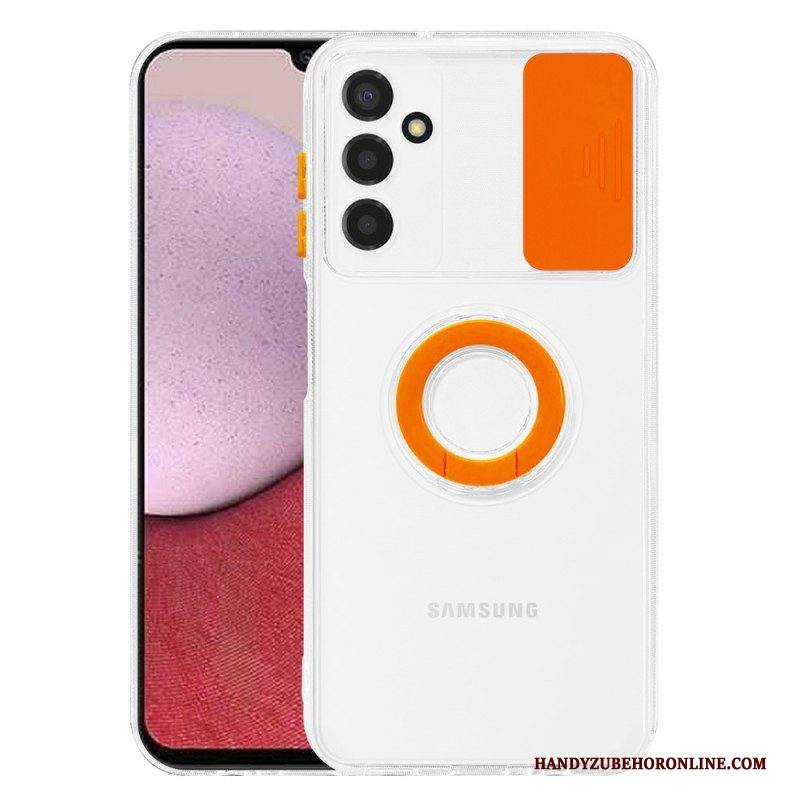 Cover Samsung Galaxy A14 / A14 5G Trasparente Con Anello-supporto