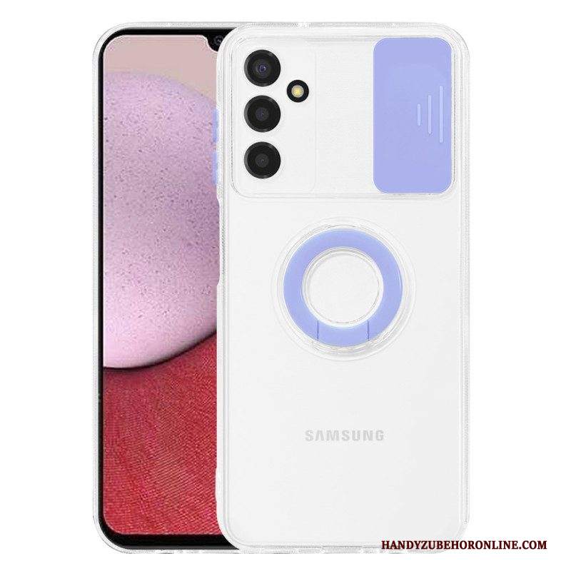 Cover Samsung Galaxy A14 / A14 5G Trasparente Con Anello-supporto