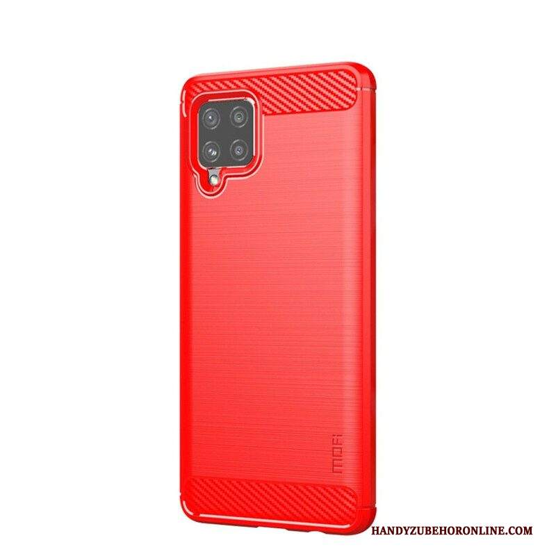 Cover Samsung Galaxy A42 5G Fibra Di Carbonio Spazzolata Mofi