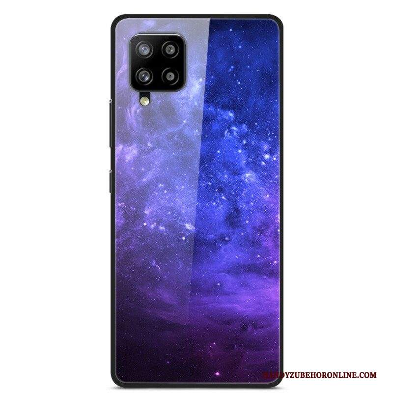 Cover Samsung Galaxy A42 5G Galassia In Vetro E Silicone