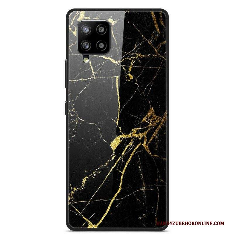 Cover Samsung Galaxy A42 5G Vetro Temperato Supreme Marble