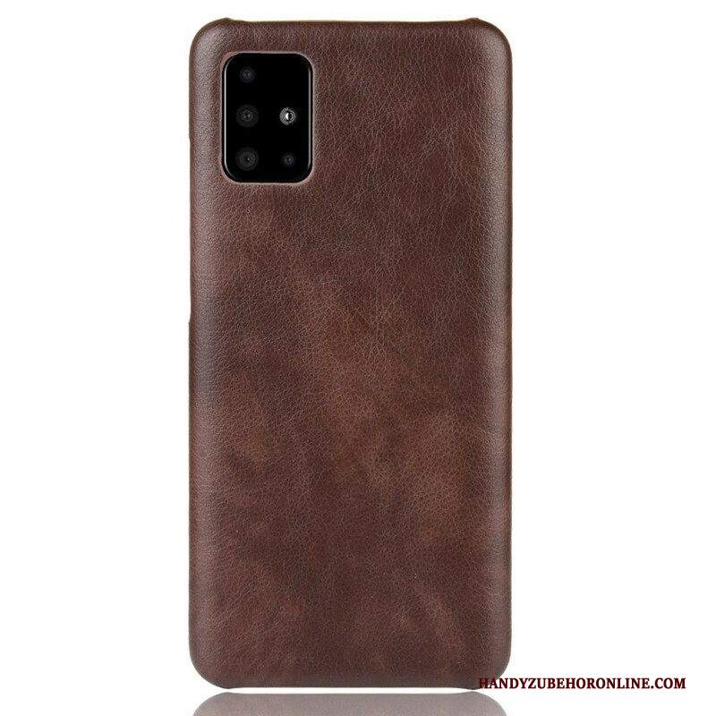 Cover Samsung Galaxy A51 5G Effetto Pelle Litchi