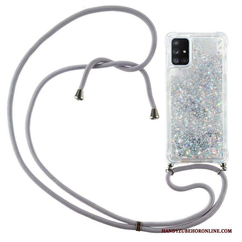 Cover Samsung Galaxy A51 5G Paillettes Con Coulisse