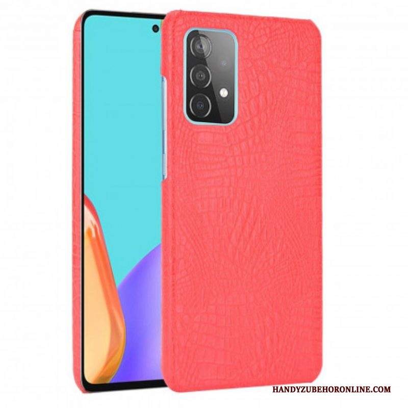 Cover Samsung Galaxy A52 4G / A52 5G / A52s 5G Effetto Pelle Di Coccodrillo