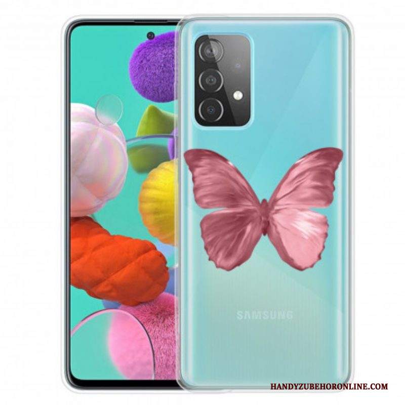 Cover Samsung Galaxy A52 4G / A52 5G / A52s 5G Farfalle Selvatiche