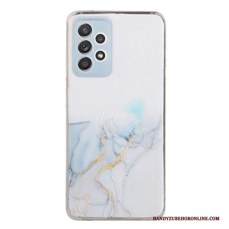 Cover Samsung Galaxy A53 5G Effetto Marmo Siliconato