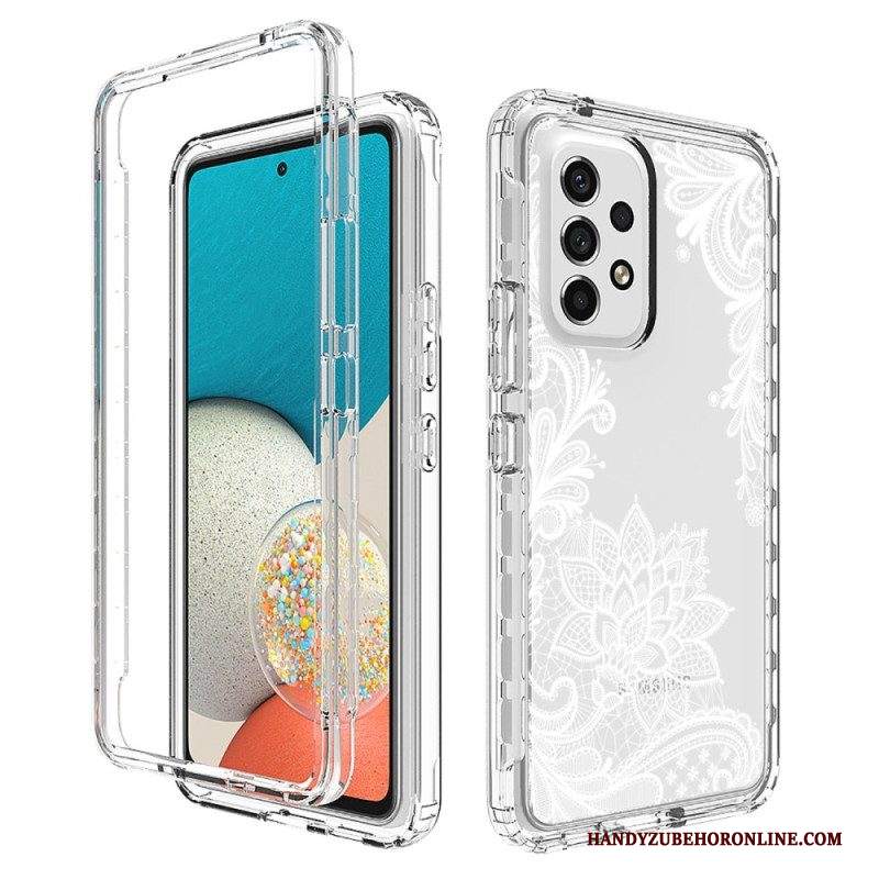 Cover Samsung Galaxy A53 5G Fiori Senza Soluzione Di Continuità