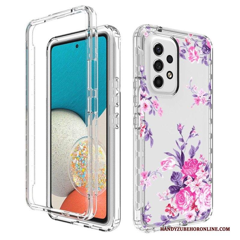 Cover Samsung Galaxy A53 5G Fiori Senza Soluzione Di Continuità