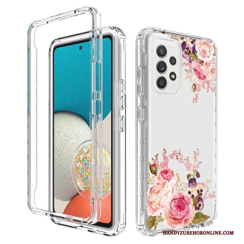 Cover Samsung Galaxy A53 5G Fiori Senza Soluzione Di Continuità