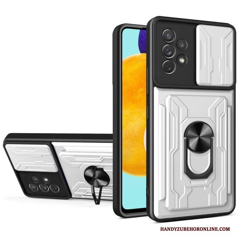 Cover Samsung Galaxy A53 5G Porta Carte Di Design E Protezioni Per Lenti