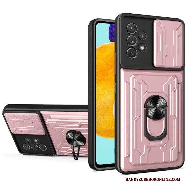 Cover Samsung Galaxy A53 5G Porta Carte Di Design E Protezioni Per Lenti