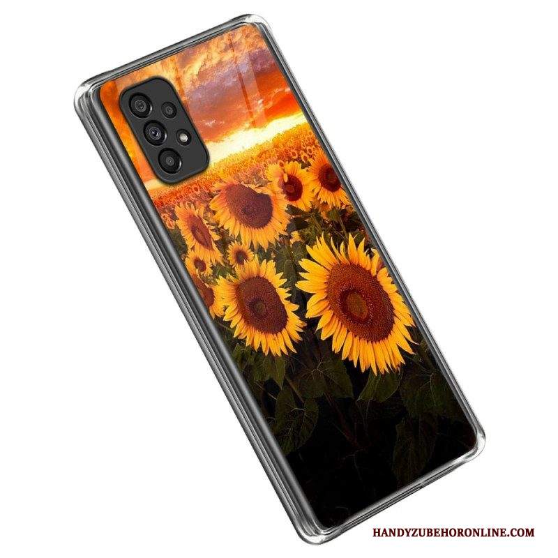 Cover Samsung Galaxy A53 5G Variazione Floreale