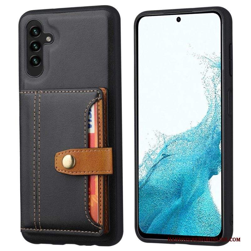 Cover Samsung Galaxy A54 5G Cinghia Di Supporto Per Porta Carte