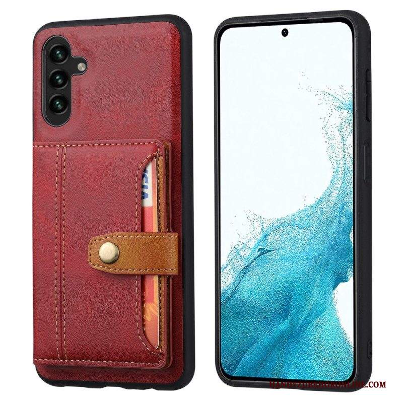 Cover Samsung Galaxy A54 5G Cinghia Di Supporto Per Porta Carte