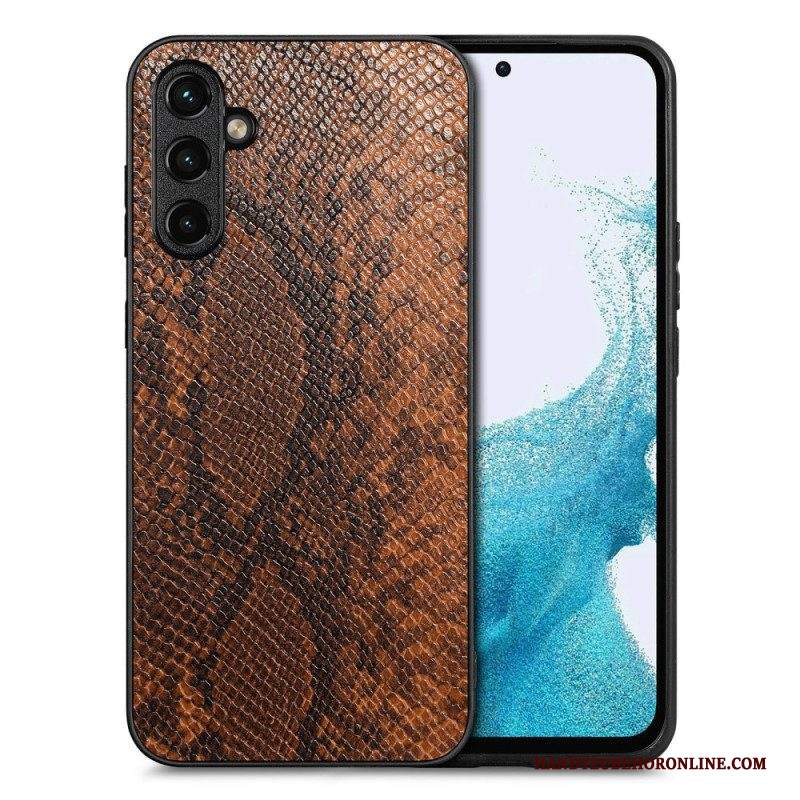 Cover Samsung Galaxy A54 5G Effetto Pelle Di Serpente