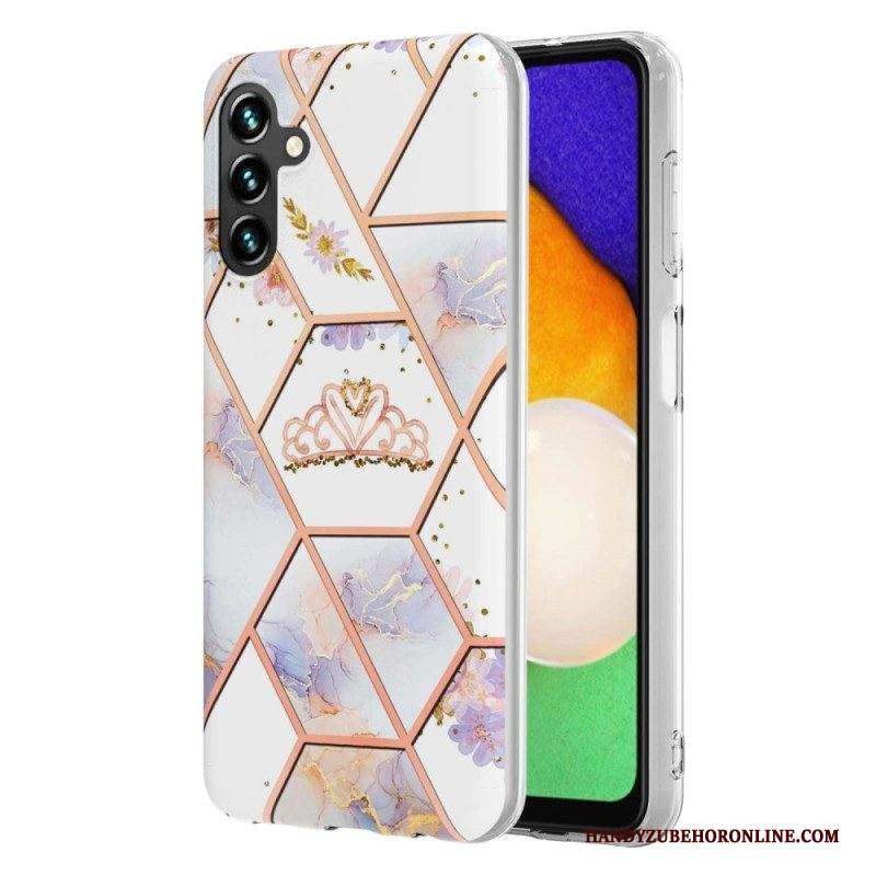 Cover Samsung Galaxy A54 5G Floreale Marmorizzato