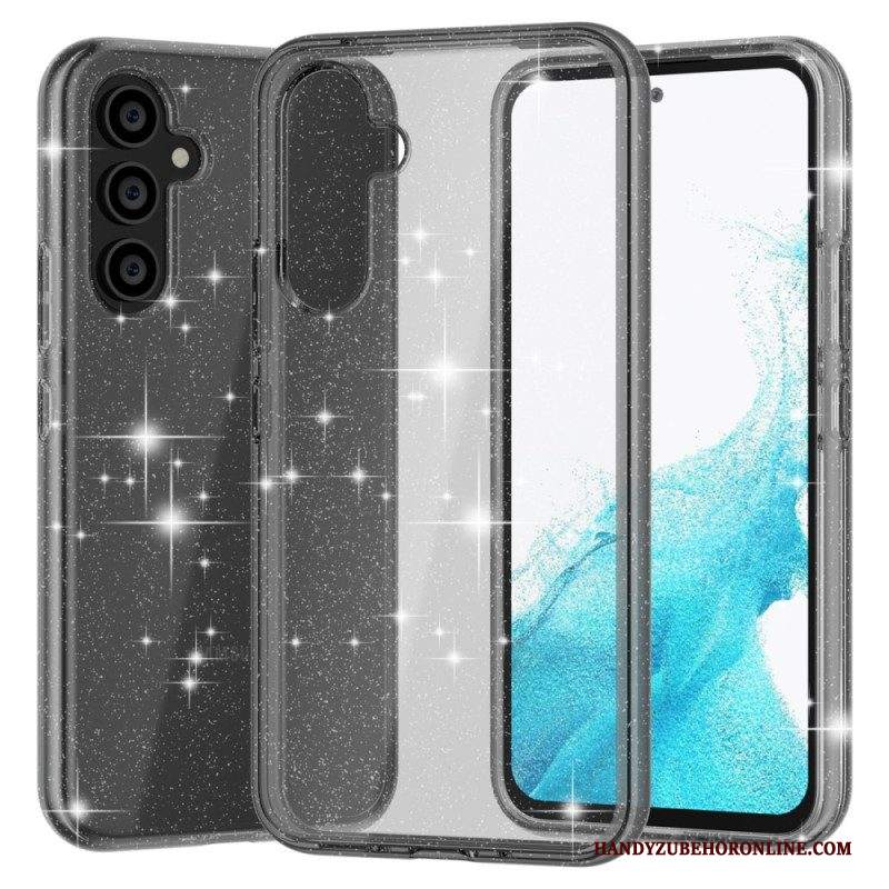 Cover Samsung Galaxy A54 5G Paillettes Trasparenti