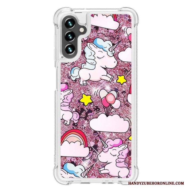 Cover Samsung Galaxy A54 5G Unicorni Glitterati