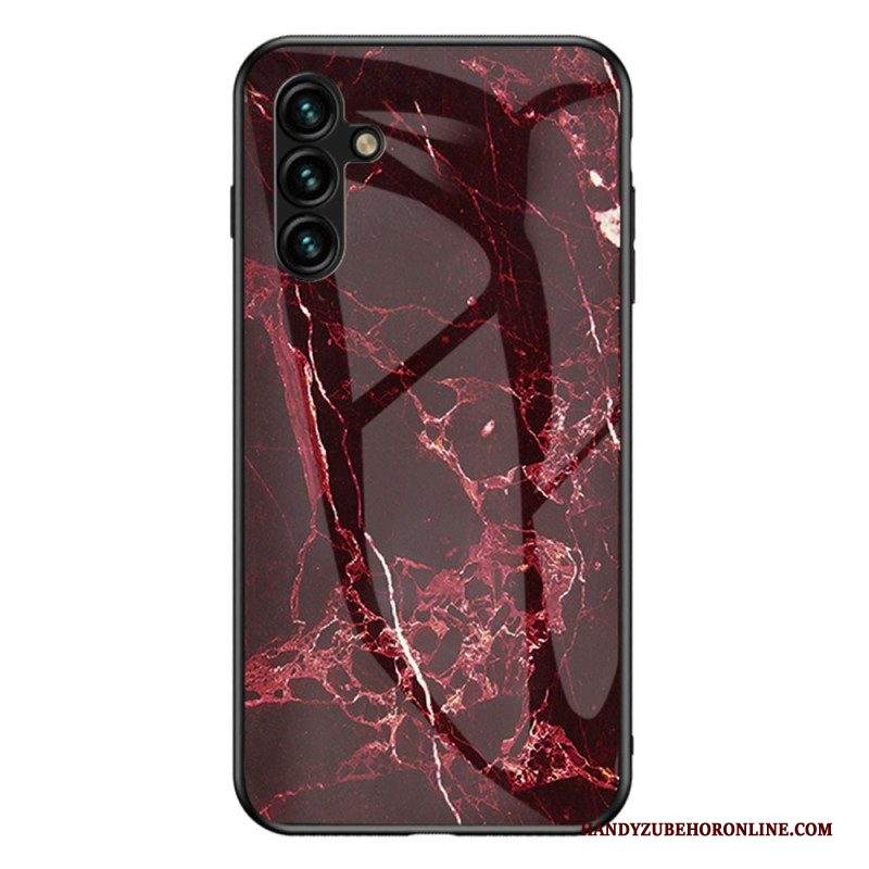 Cover Samsung Galaxy A54 5G Vetro Temperato Colori Marmo