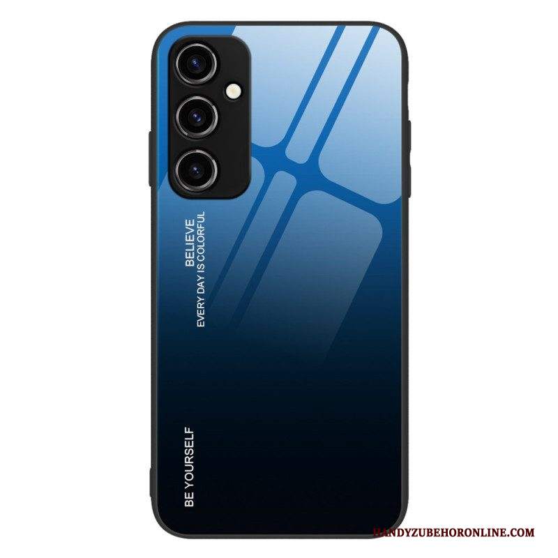 Cover Samsung Galaxy A54 5G Vetro Temperato Sii Te Stesso