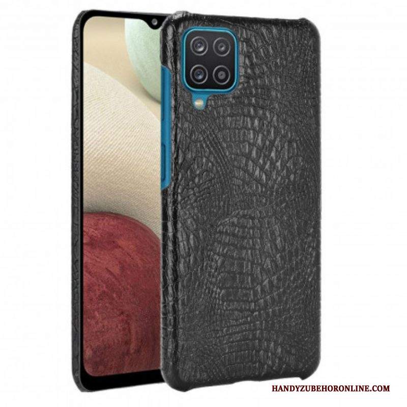 Cover Samsung Galaxy M12 / A12 Effetto Pelle Di Coccodrillo