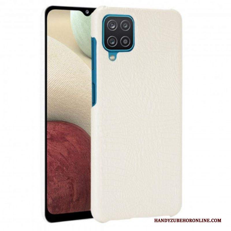 Cover Samsung Galaxy M12 / A12 Effetto Pelle Di Coccodrillo