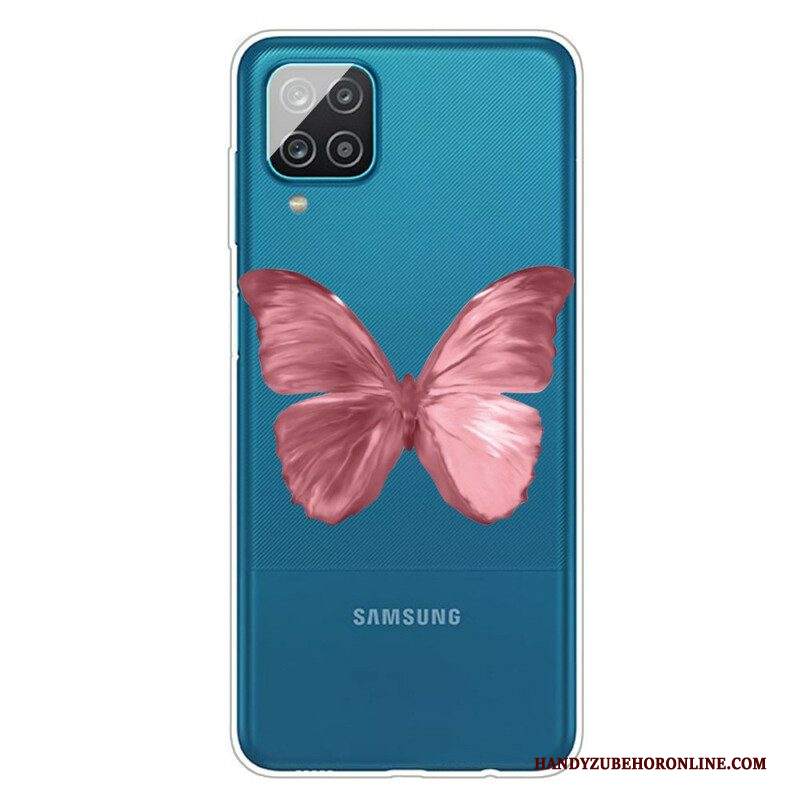 Cover Samsung Galaxy M12 / A12 Farfalle Selvatiche