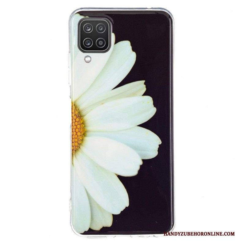 Cover Samsung Galaxy M12 / A12 Fiori Fluorescenti