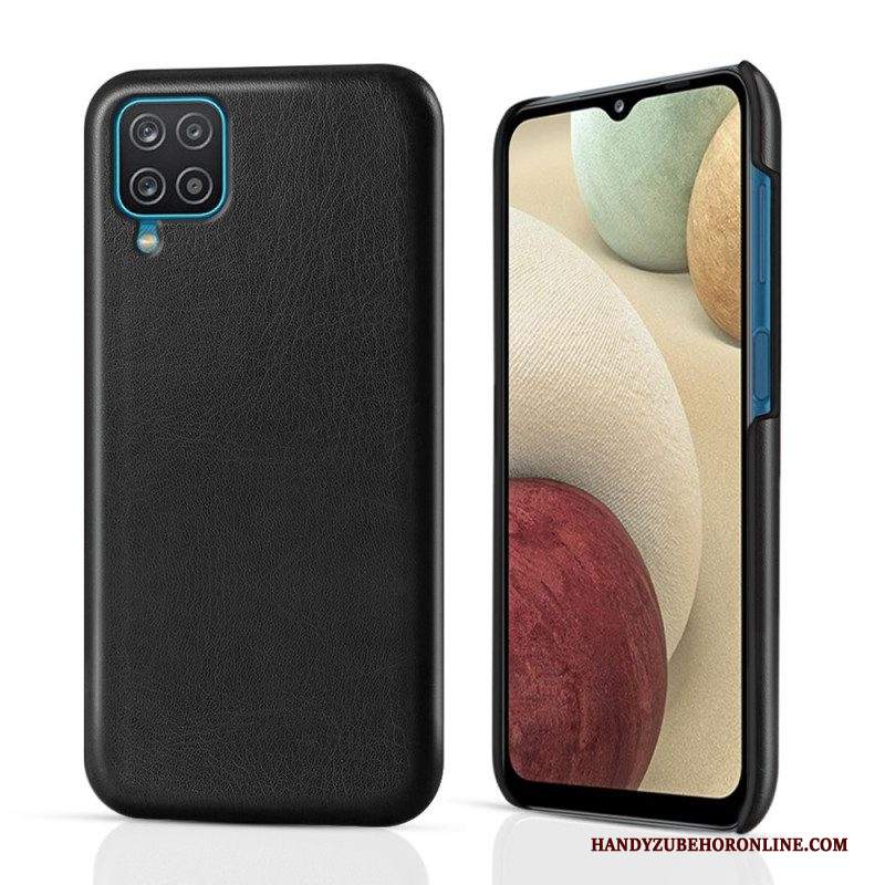 Cover Samsung Galaxy M12 / A12 Ksq Effetto Pelle