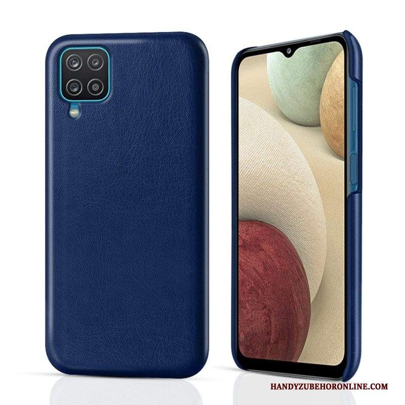 Cover Samsung Galaxy M12 / A12 Ksq Effetto Pelle