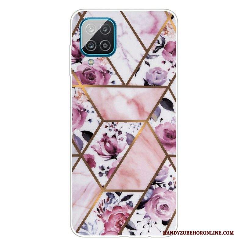 Cover Samsung Galaxy M12 / A12 Marmo Geometrico