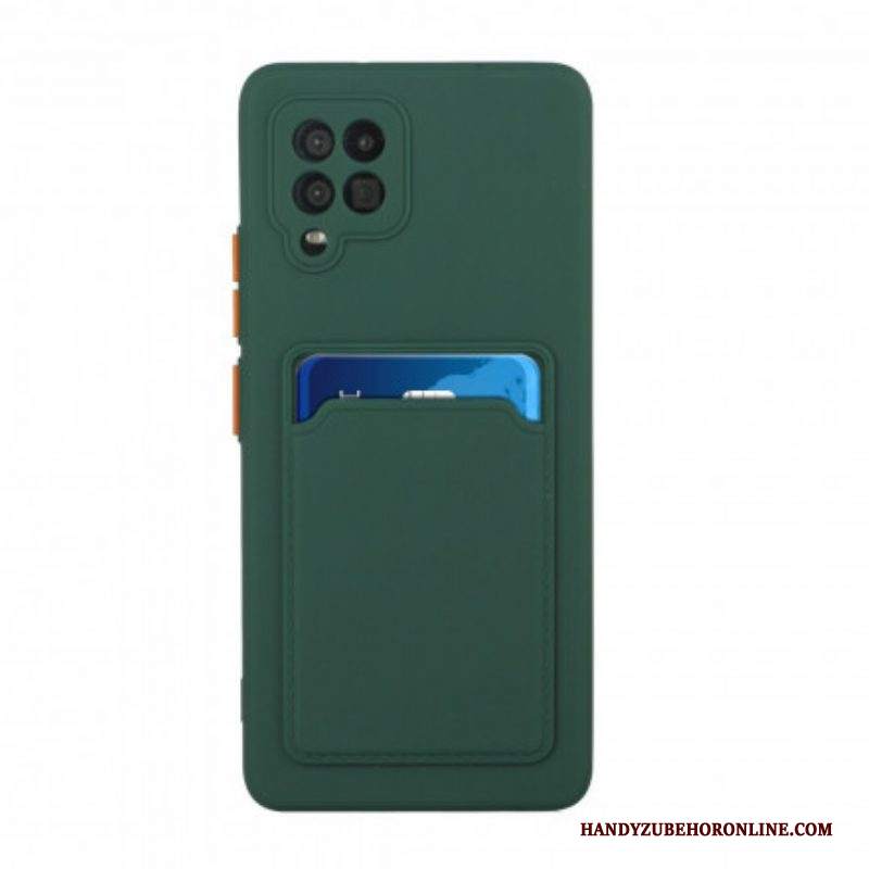 Cover Samsung Galaxy M12 / A12 Portacarte In Silicone