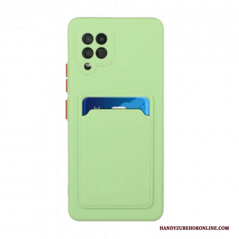 Cover Samsung Galaxy M12 / A12 Portacarte In Silicone