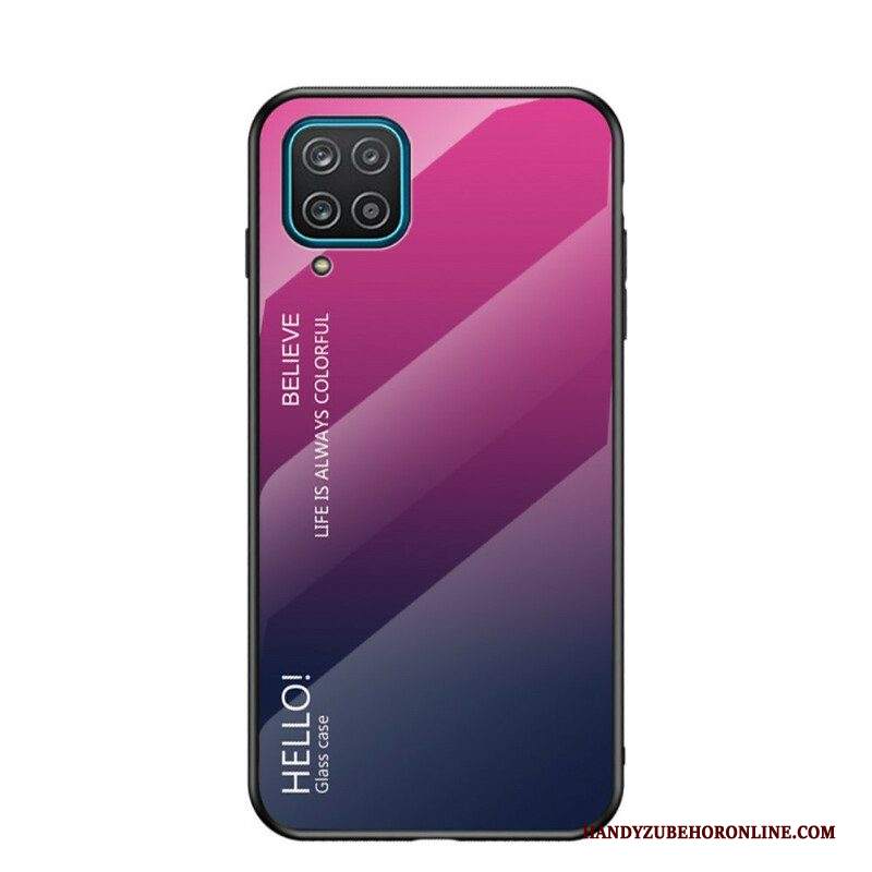 Cover Samsung Galaxy M12 / A12 Vetro Temperato Ciao