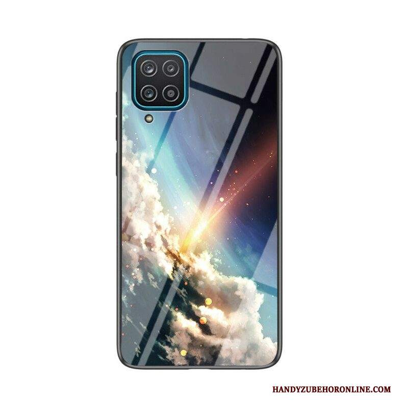 Cover Samsung Galaxy M12 / A12 Vetro Temperato Di Bellezza