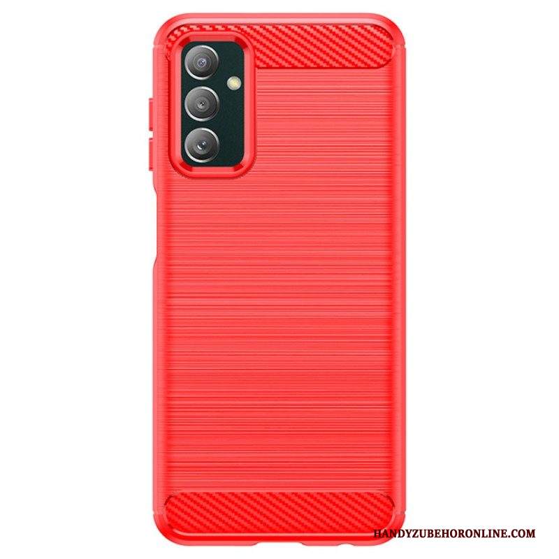 Cover Samsung Galaxy M13 Fibra Di Carbonio Spazzolata