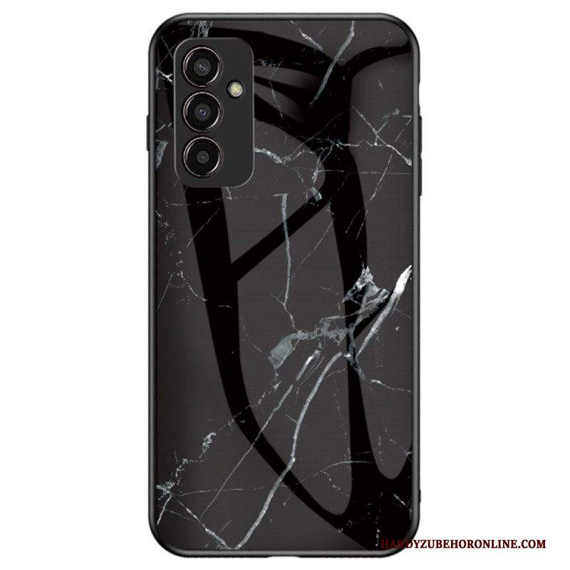 Cover Samsung Galaxy M13 Vetro Temperato In Marmo