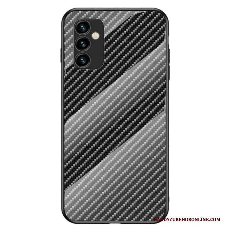 Cover Samsung Galaxy M23 5G Vetro Temperato In Fibra Di Carbonio