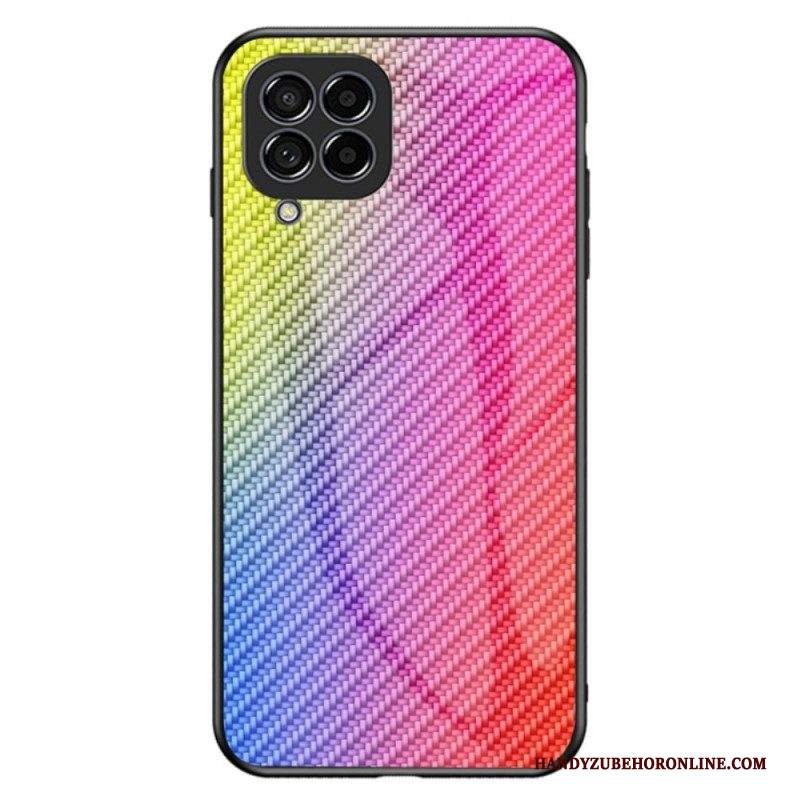 Cover Samsung Galaxy M33 5G Vetro Temperato In Fibra Di Carbonio