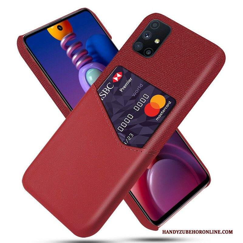 Cover Samsung Galaxy M51 Titolare Della Carta Ksq