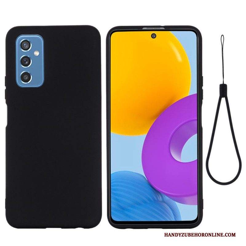 Cover Samsung Galaxy M52 5G Silicone Liquido Strappy