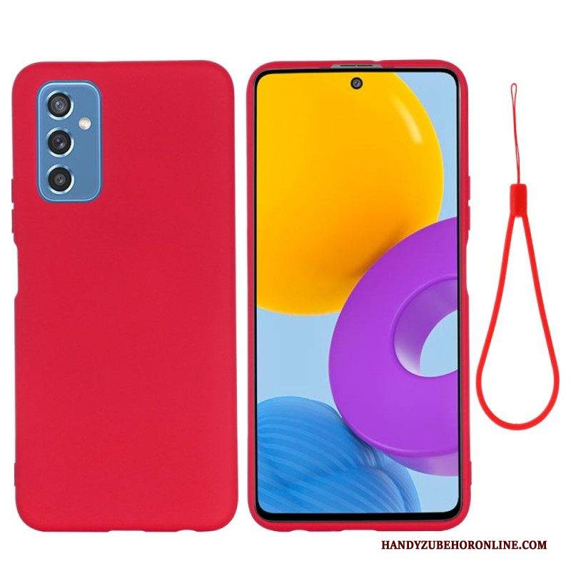 Cover Samsung Galaxy M52 5G Silicone Liquido Strappy